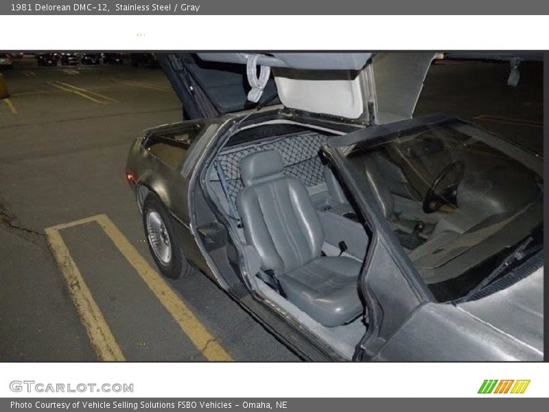  1981 DMC-12  Gray Interior