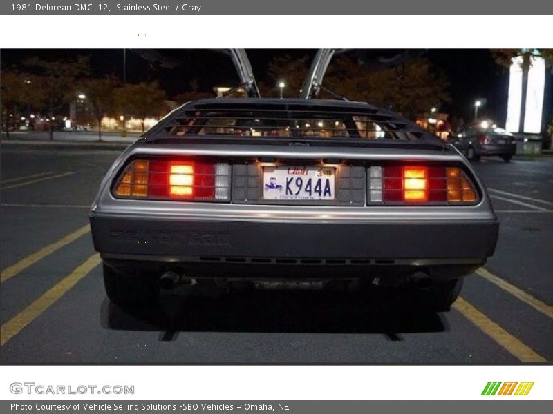 Stainless Steel / Gray 1981 Delorean DMC-12