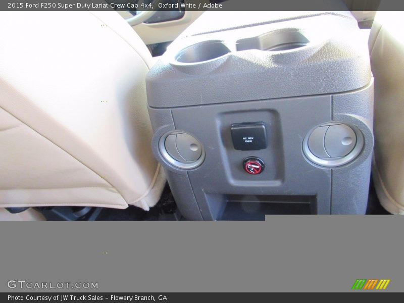 Oxford White / Adobe 2015 Ford F250 Super Duty Lariat Crew Cab 4x4