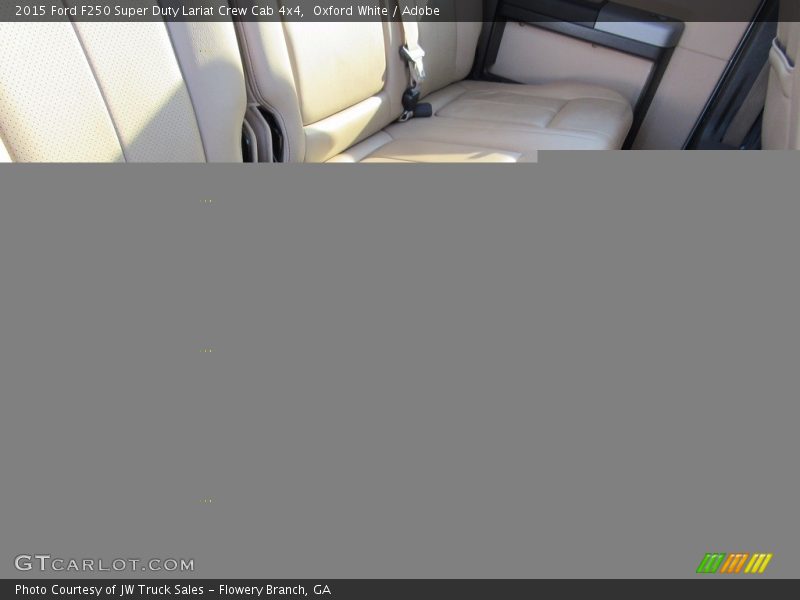 Oxford White / Adobe 2015 Ford F250 Super Duty Lariat Crew Cab 4x4