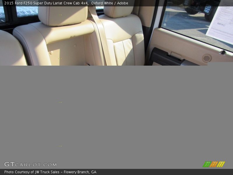 Oxford White / Adobe 2015 Ford F250 Super Duty Lariat Crew Cab 4x4