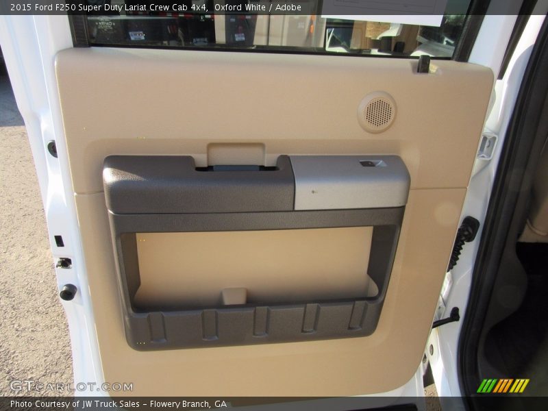 Oxford White / Adobe 2015 Ford F250 Super Duty Lariat Crew Cab 4x4