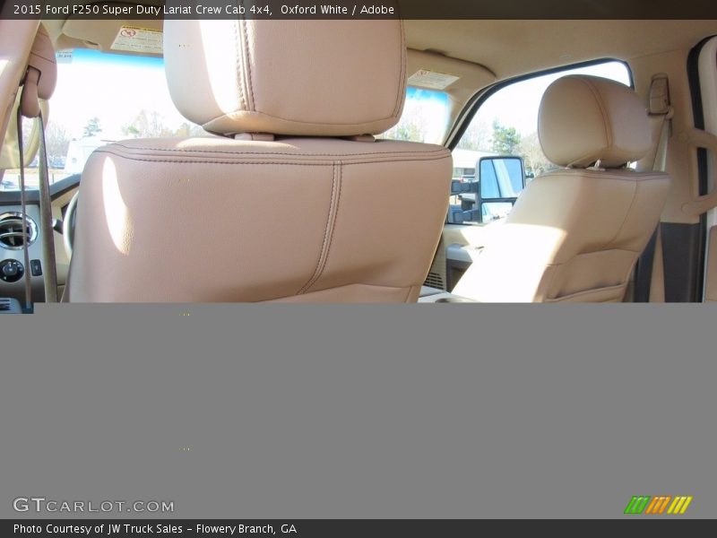 Oxford White / Adobe 2015 Ford F250 Super Duty Lariat Crew Cab 4x4