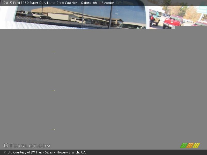Oxford White / Adobe 2015 Ford F250 Super Duty Lariat Crew Cab 4x4