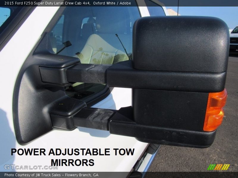 Oxford White / Adobe 2015 Ford F250 Super Duty Lariat Crew Cab 4x4