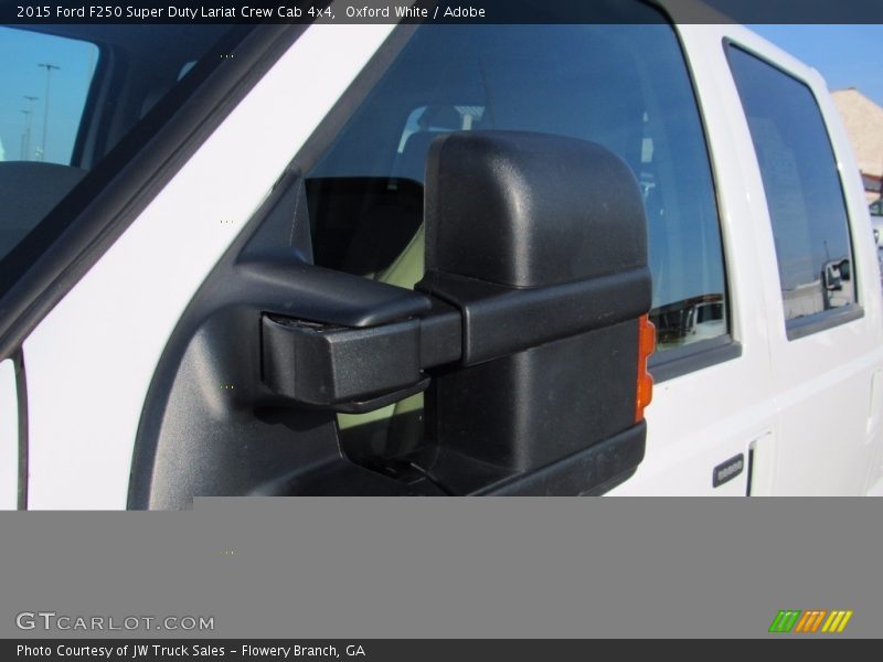 Oxford White / Adobe 2015 Ford F250 Super Duty Lariat Crew Cab 4x4