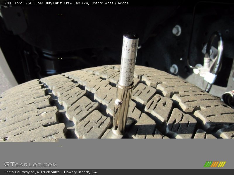 Oxford White / Adobe 2015 Ford F250 Super Duty Lariat Crew Cab 4x4