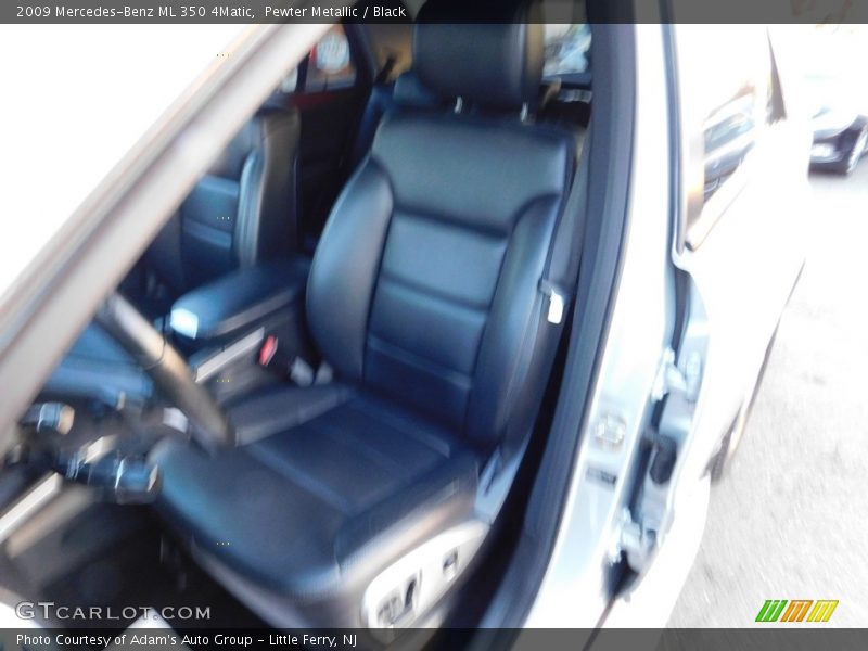 Pewter Metallic / Black 2009 Mercedes-Benz ML 350 4Matic