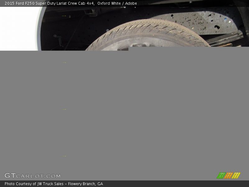 Oxford White / Adobe 2015 Ford F250 Super Duty Lariat Crew Cab 4x4