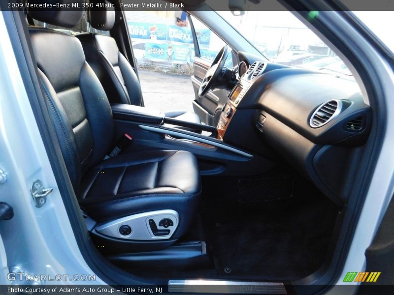 Pewter Metallic / Black 2009 Mercedes-Benz ML 350 4Matic