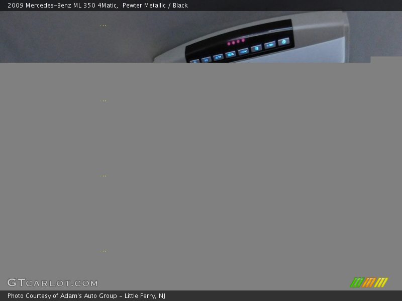 Pewter Metallic / Black 2009 Mercedes-Benz ML 350 4Matic
