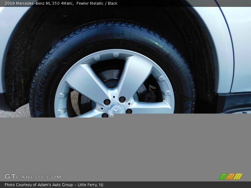 Pewter Metallic / Black 2009 Mercedes-Benz ML 350 4Matic