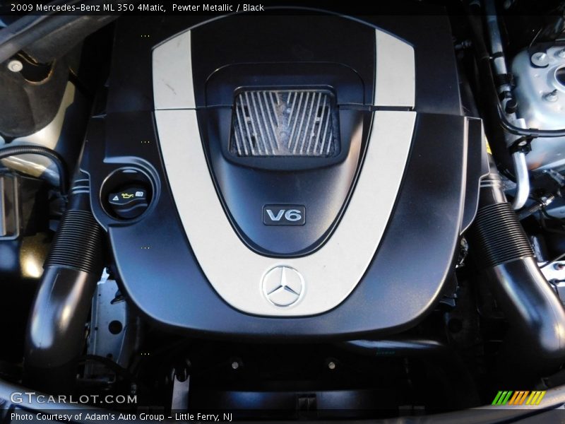 Pewter Metallic / Black 2009 Mercedes-Benz ML 350 4Matic