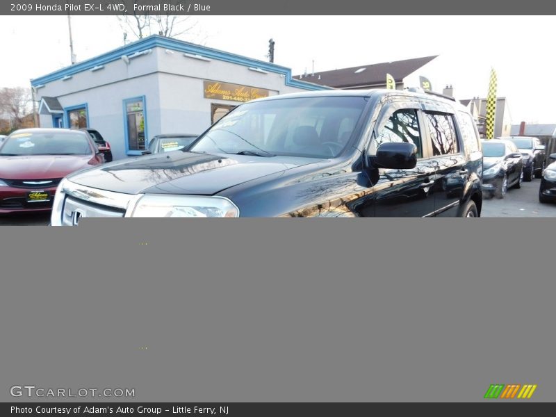 Formal Black / Blue 2009 Honda Pilot EX-L 4WD