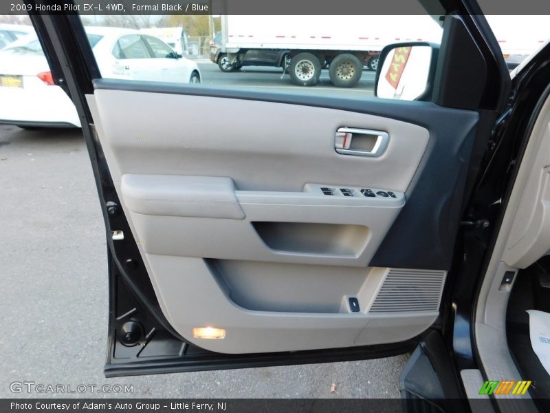 Formal Black / Blue 2009 Honda Pilot EX-L 4WD