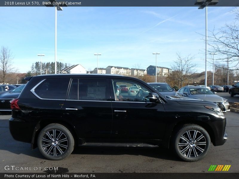 Black Onyx / Cabernet 2018 Lexus LX 570