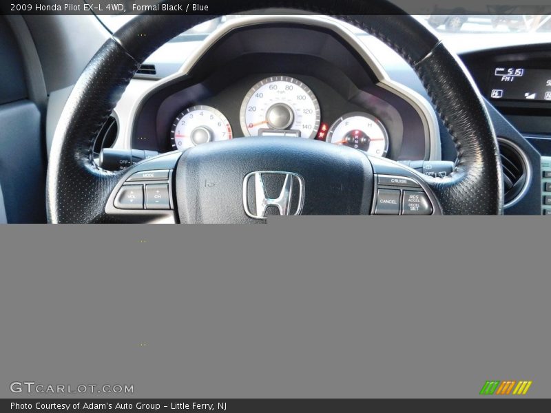 Formal Black / Blue 2009 Honda Pilot EX-L 4WD