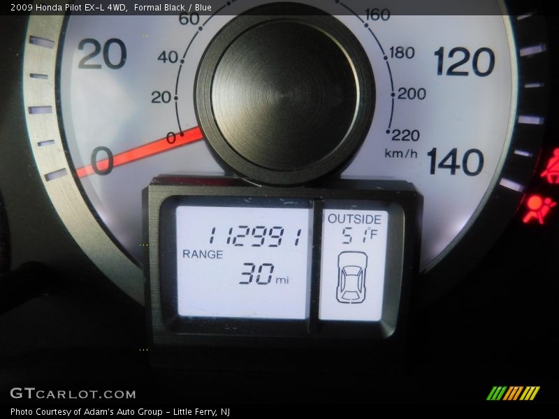 Formal Black / Blue 2009 Honda Pilot EX-L 4WD