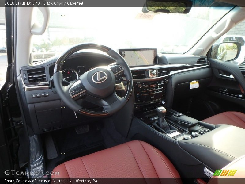  2018 LX 570 Cabernet Interior