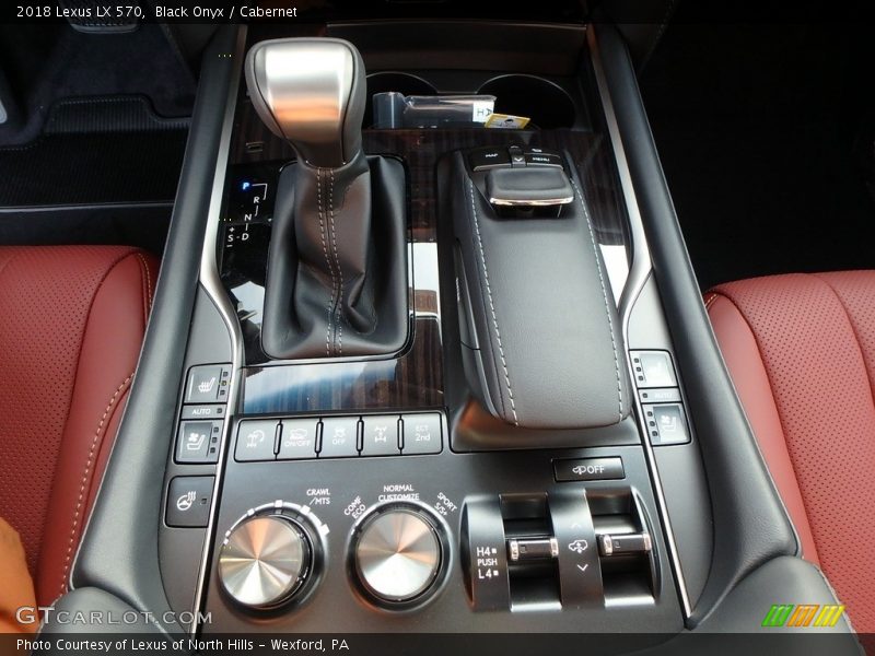Black Onyx / Cabernet 2018 Lexus LX 570