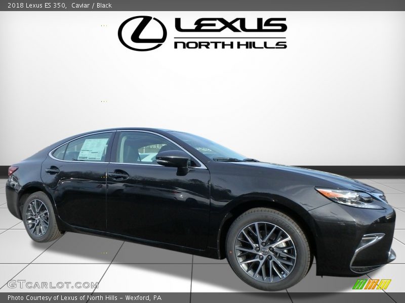 Caviar / Black 2018 Lexus ES 350