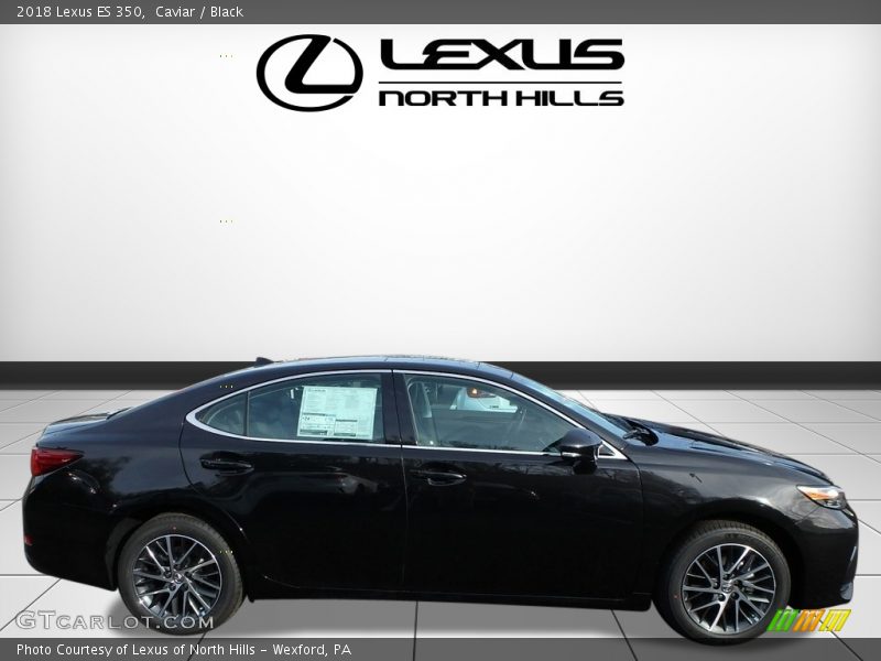 Caviar / Black 2018 Lexus ES 350
