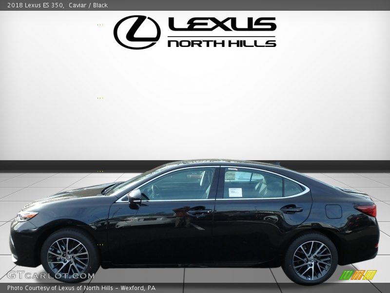 Caviar / Black 2018 Lexus ES 350