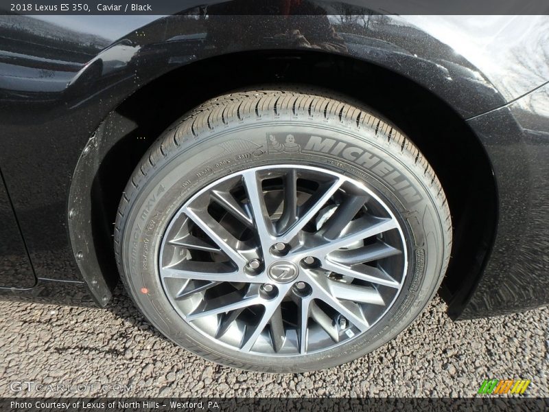 Caviar / Black 2018 Lexus ES 350