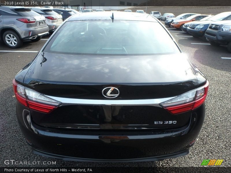 Caviar / Black 2018 Lexus ES 350