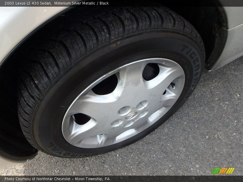 Millenium Silver Metallic / Black 2003 Lexus LS 430 Sedan
