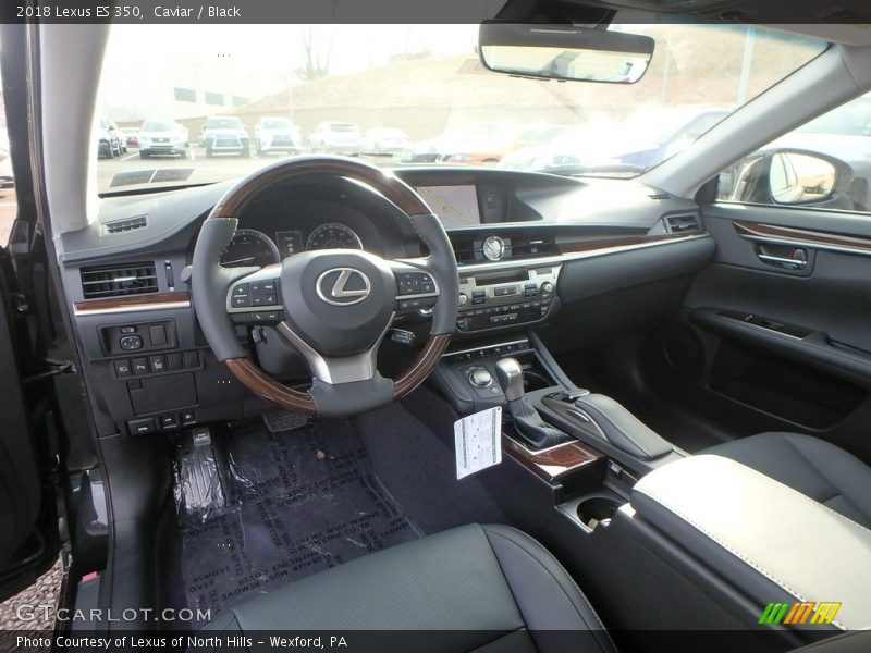 Caviar / Black 2018 Lexus ES 350