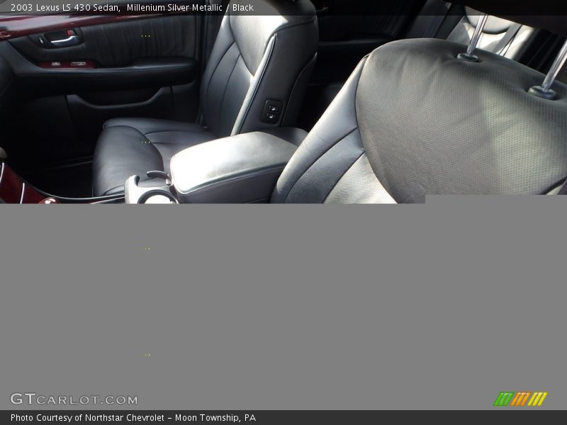 Millenium Silver Metallic / Black 2003 Lexus LS 430 Sedan