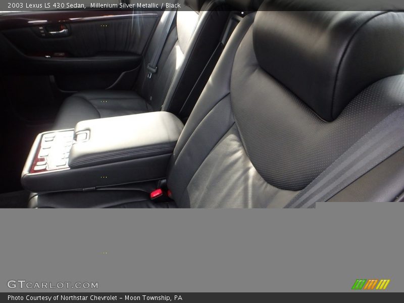 Millenium Silver Metallic / Black 2003 Lexus LS 430 Sedan