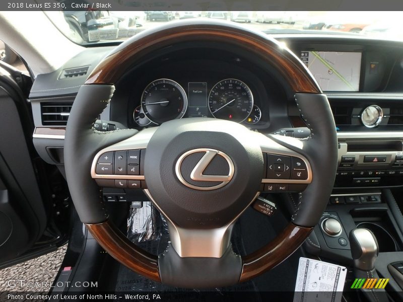 Caviar / Black 2018 Lexus ES 350
