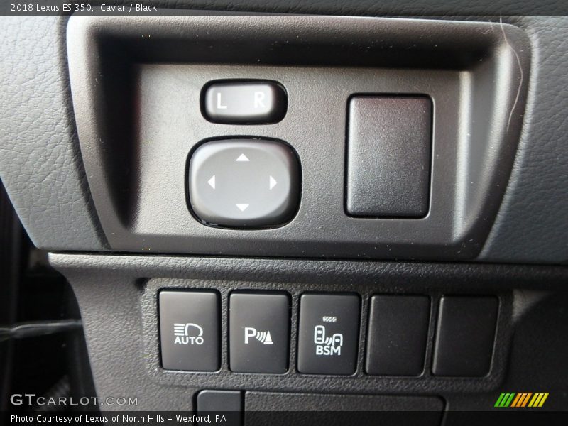 Caviar / Black 2018 Lexus ES 350