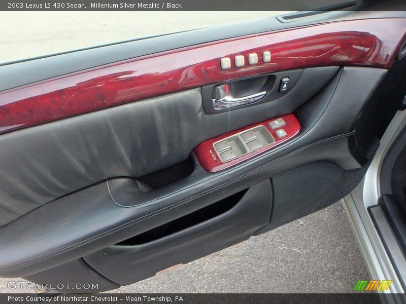 Millenium Silver Metallic / Black 2003 Lexus LS 430 Sedan