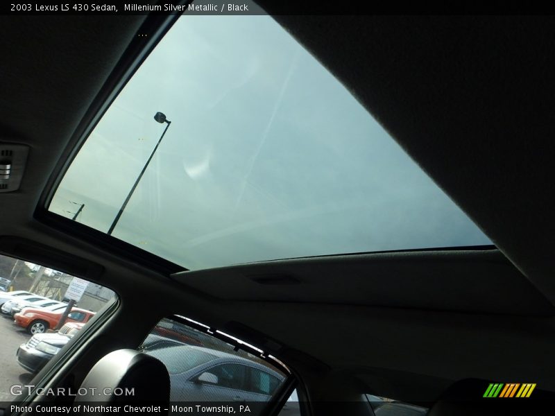 Millenium Silver Metallic / Black 2003 Lexus LS 430 Sedan