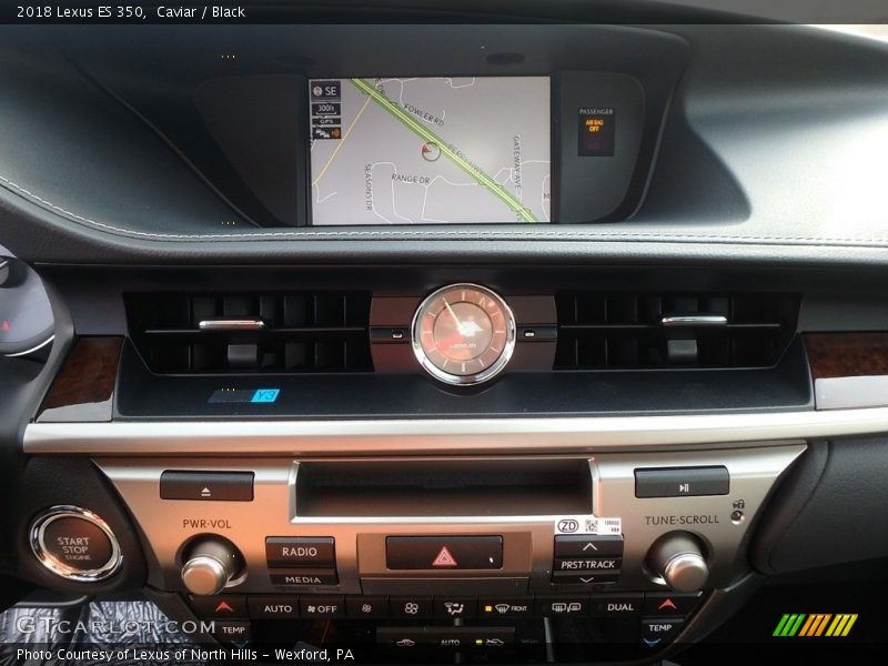 Caviar / Black 2018 Lexus ES 350