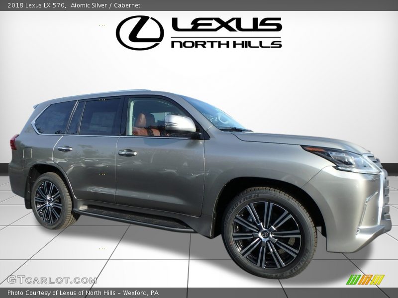Atomic Silver / Cabernet 2018 Lexus LX 570