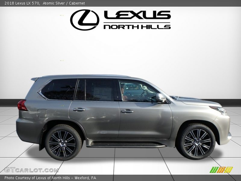 Atomic Silver / Cabernet 2018 Lexus LX 570
