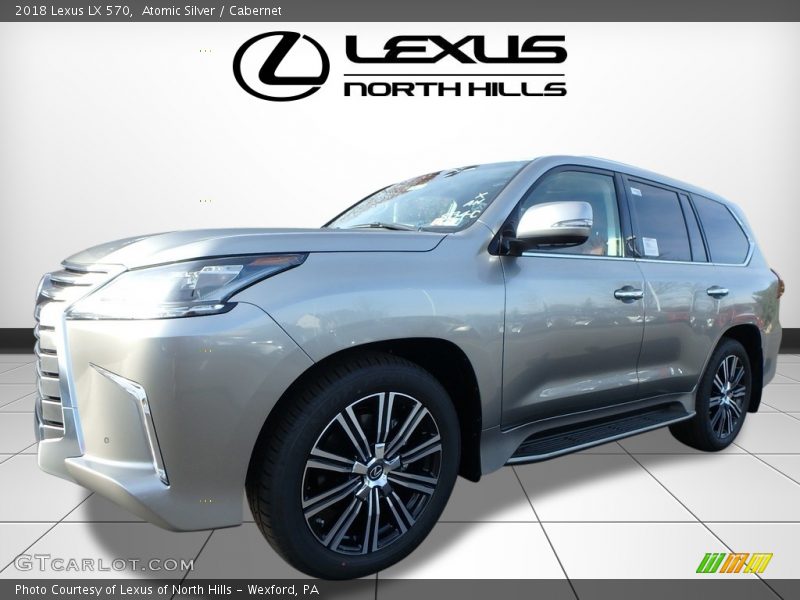 Atomic Silver / Cabernet 2018 Lexus LX 570