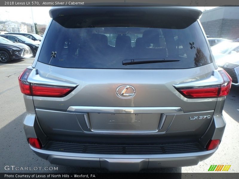 Atomic Silver / Cabernet 2018 Lexus LX 570