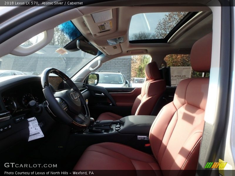 Atomic Silver / Cabernet 2018 Lexus LX 570