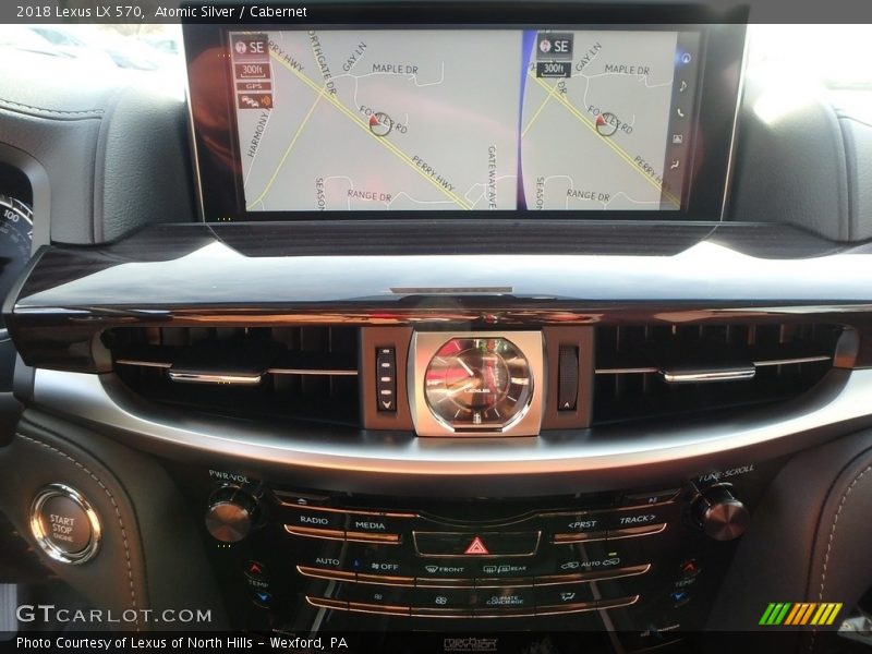 Atomic Silver / Cabernet 2018 Lexus LX 570
