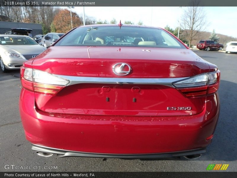 Matador Red Mica / Parchment 2018 Lexus ES 350