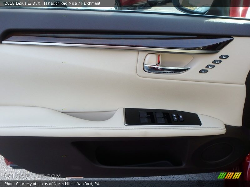 Matador Red Mica / Parchment 2018 Lexus ES 350