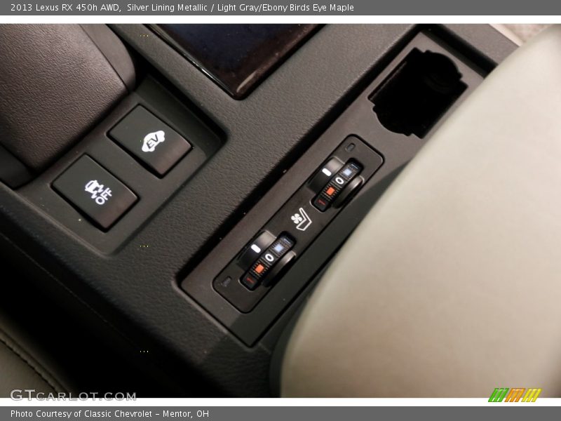 Silver Lining Metallic / Light Gray/Ebony Birds Eye Maple 2013 Lexus RX 450h AWD