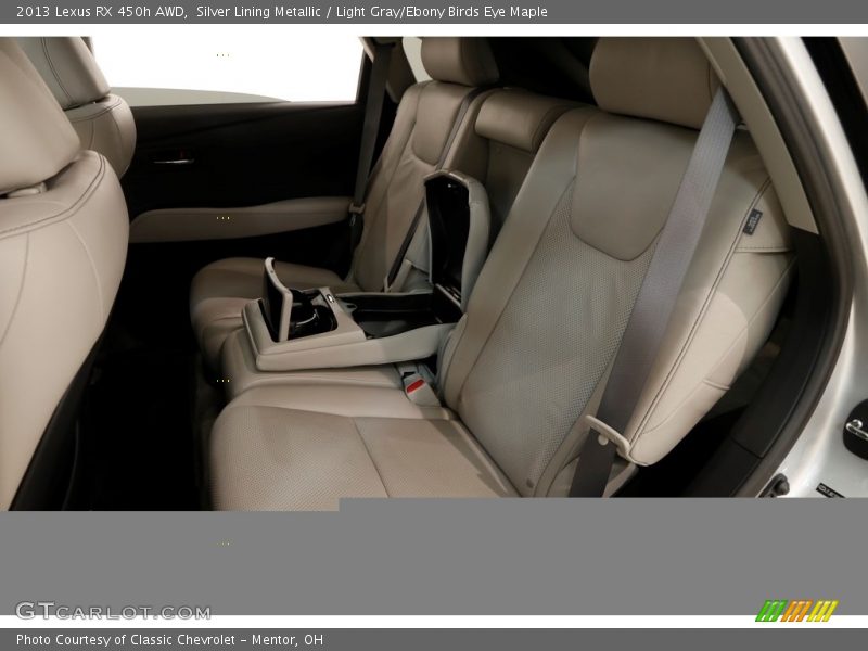 Silver Lining Metallic / Light Gray/Ebony Birds Eye Maple 2013 Lexus RX 450h AWD