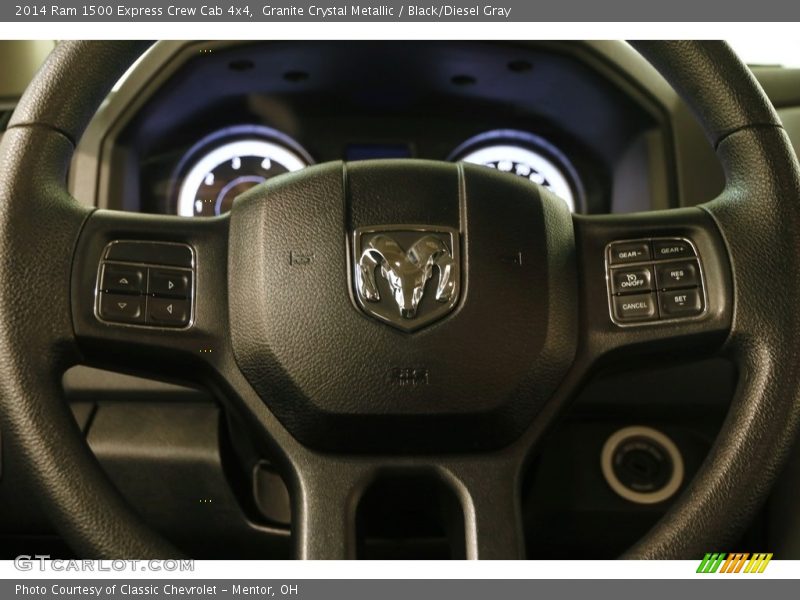 Granite Crystal Metallic / Black/Diesel Gray 2014 Ram 1500 Express Crew Cab 4x4