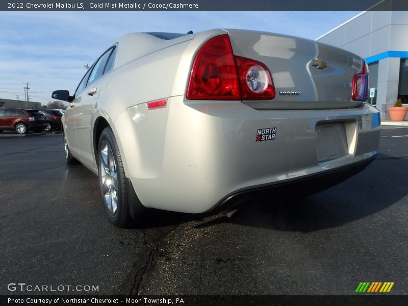 Gold Mist Metallic / Cocoa/Cashmere 2012 Chevrolet Malibu LS